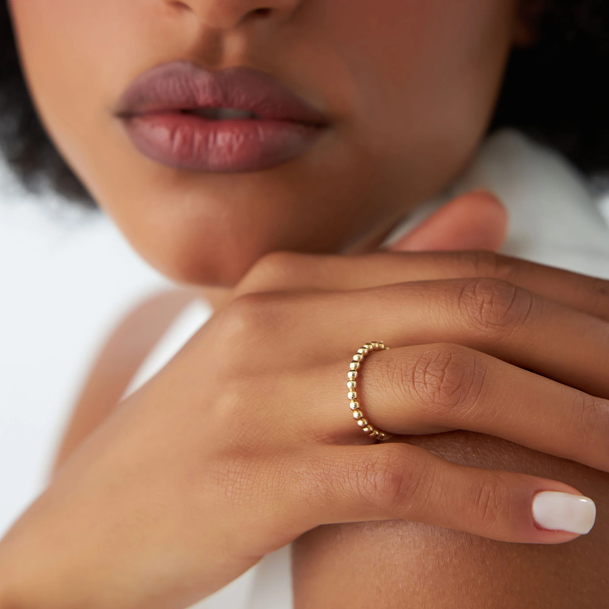14k 2.5MM Bead Ring - Image 2