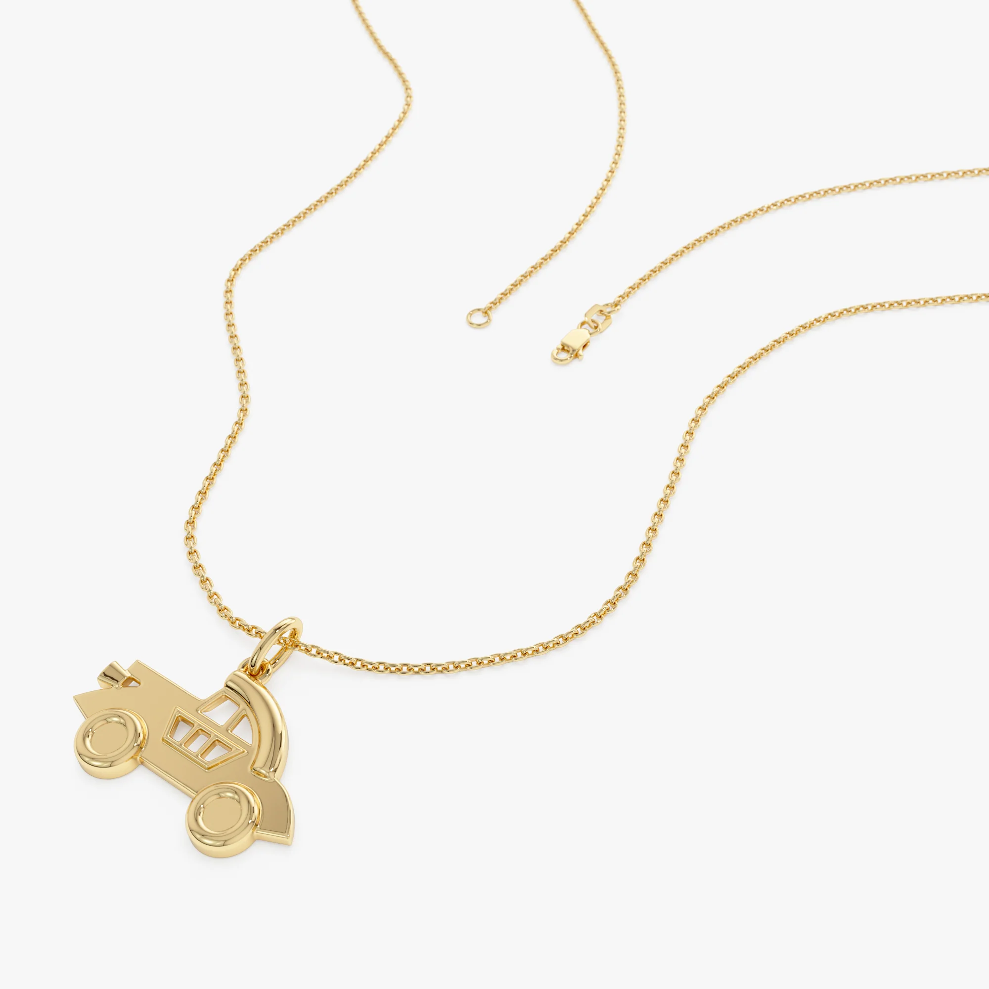 14k Car Charm Necklace - Image 3