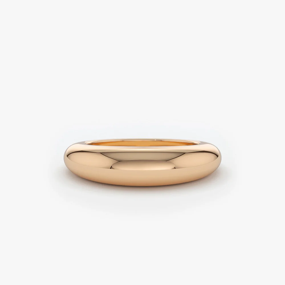 14k Chunky Dome Ring - Image 4