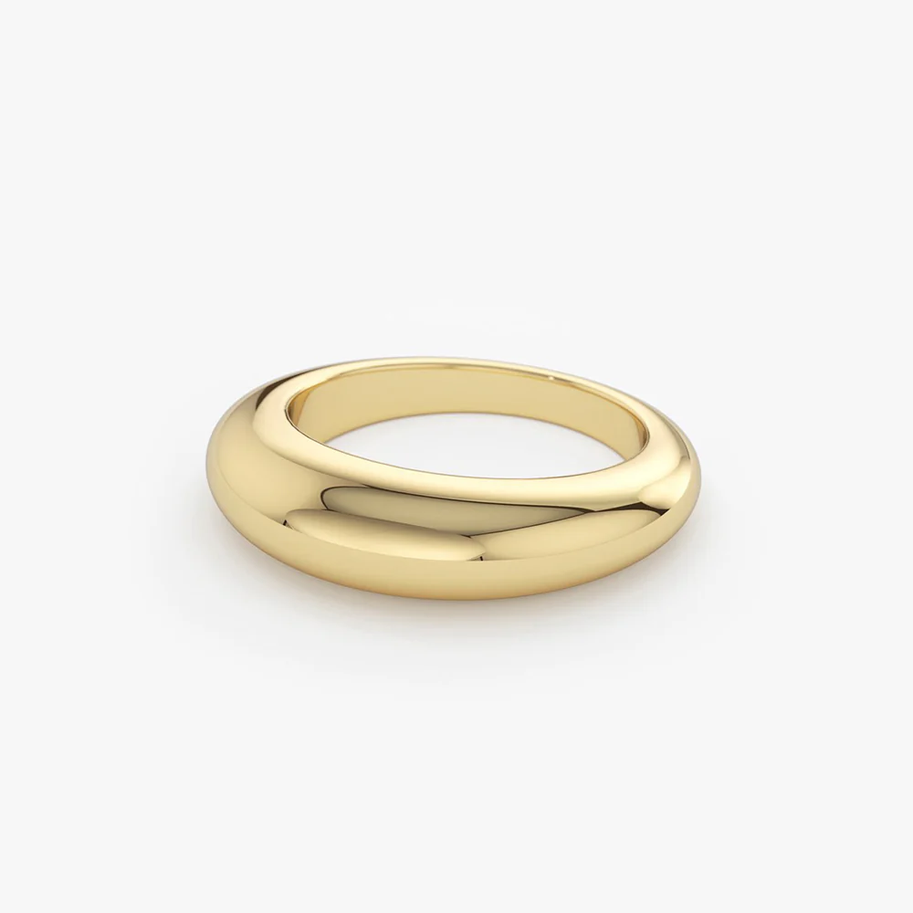 14k Chunky Dome Ring - Image 6