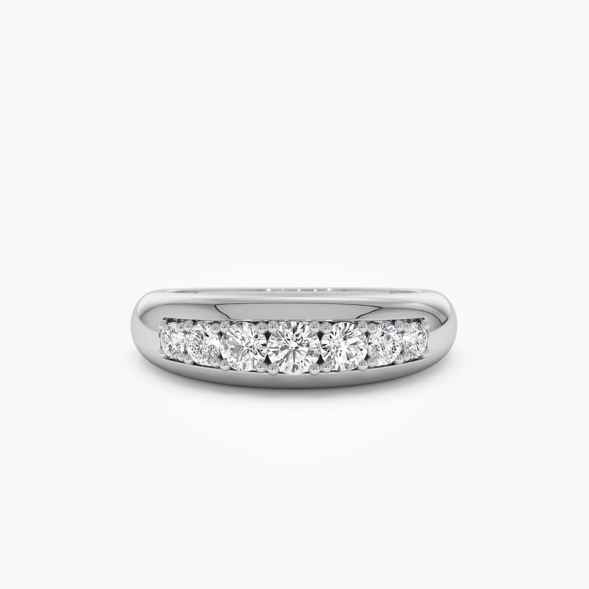 14k Dome Diamond Ring - Image 7