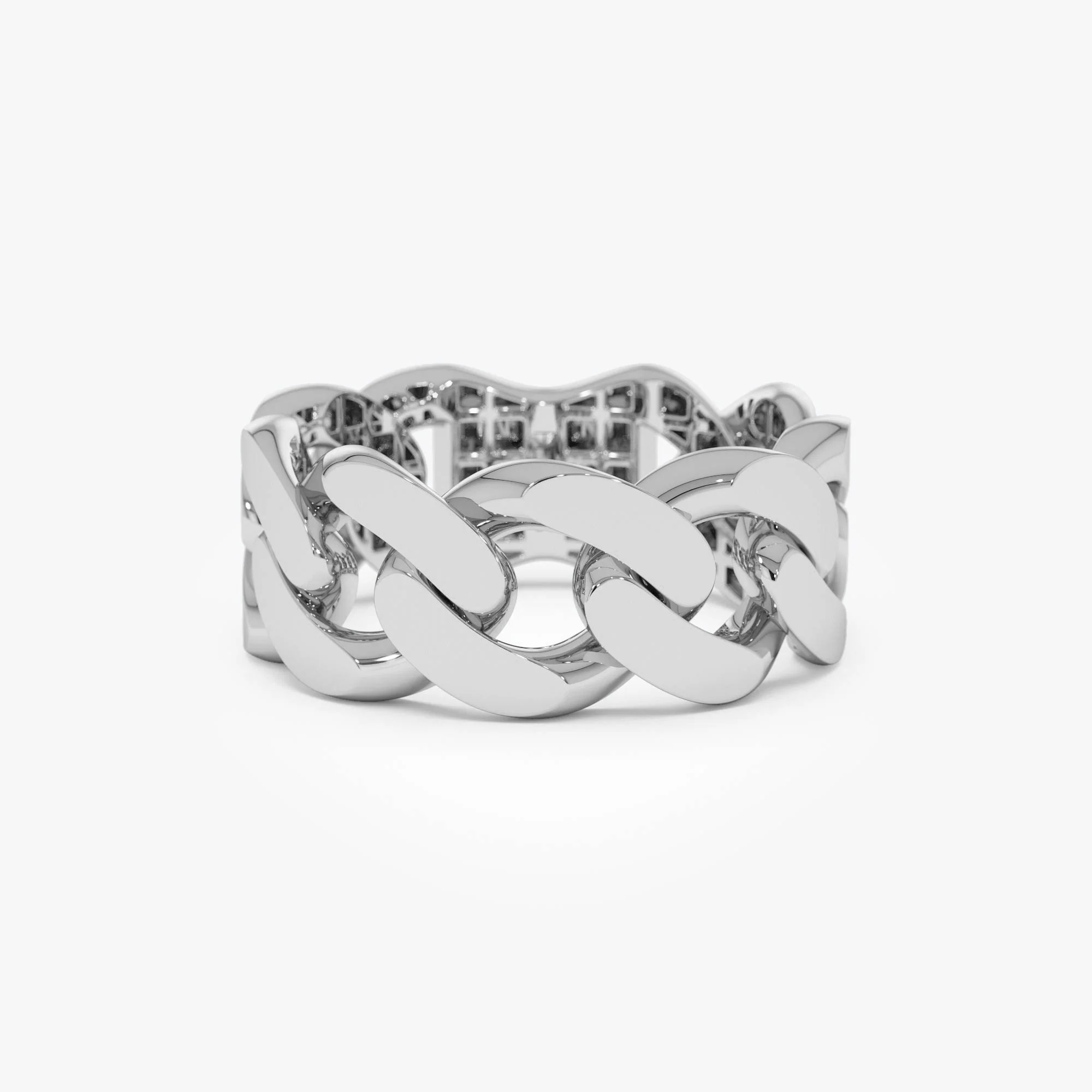 14k Gold 8MM Cuban Link Ring - Image 7
