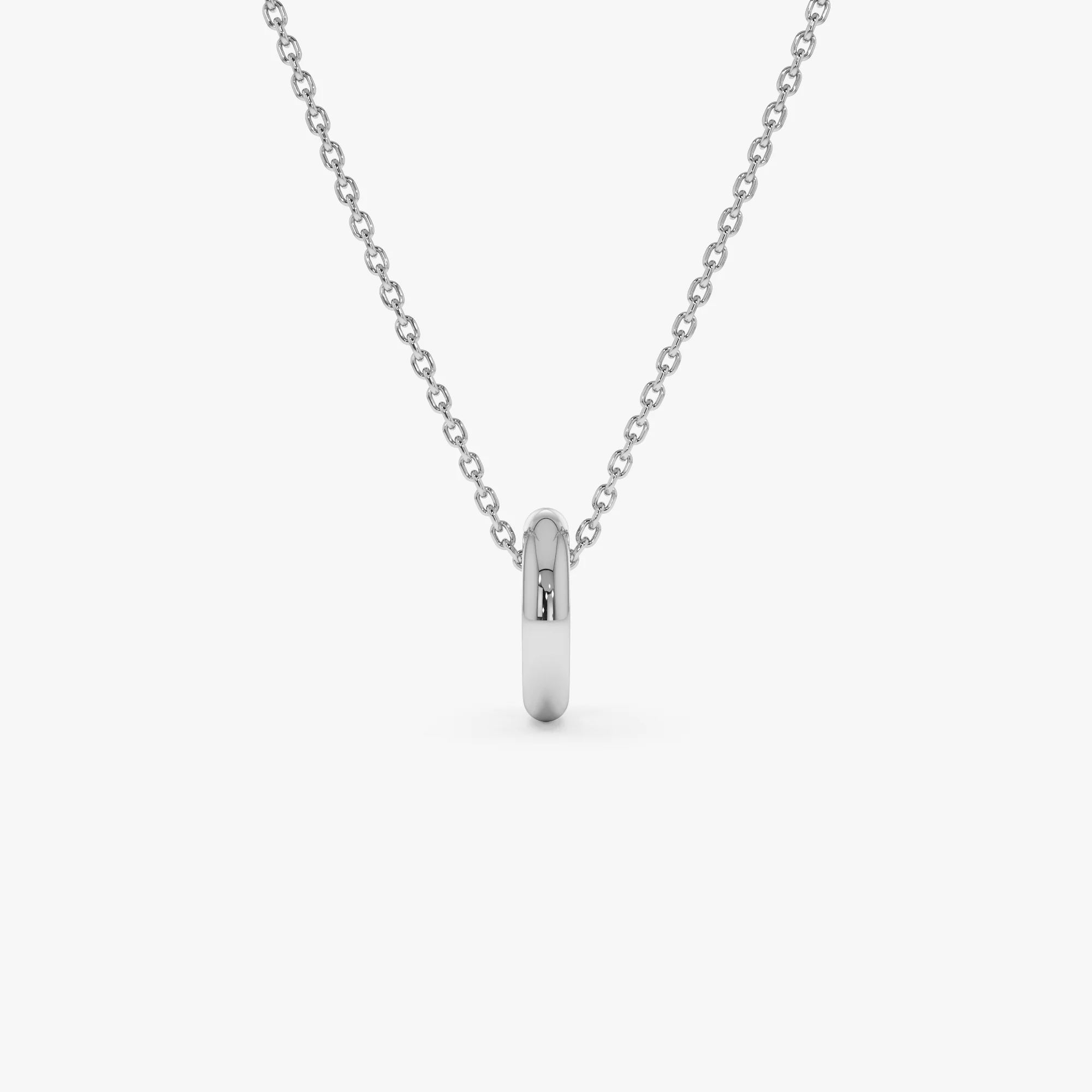 14K Gold Open Rondelle Charm – 2MM - Image 3