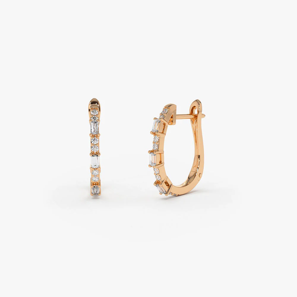 Baguette Earrings