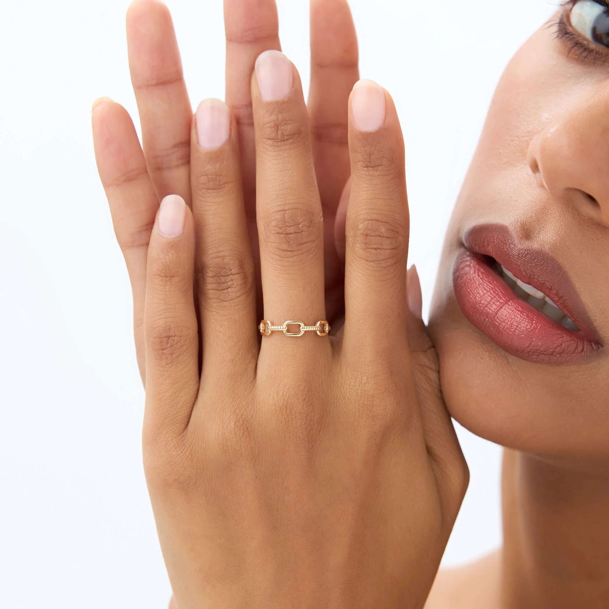 14K Twisted Unique Rope Band - Image 3
