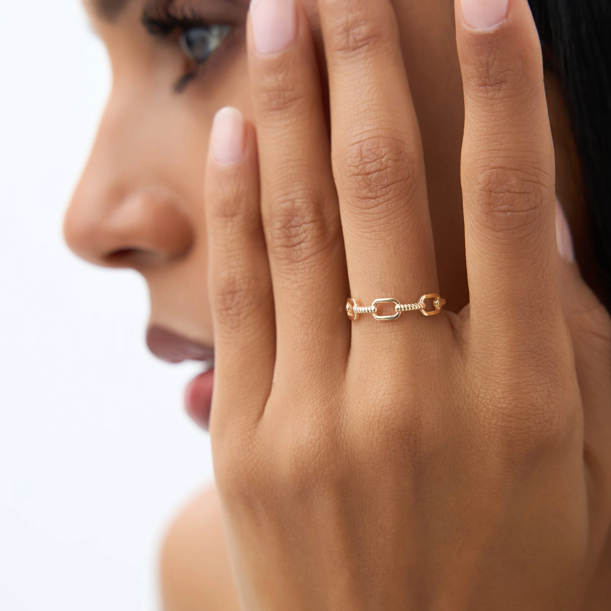 14K Twisted Unique Rope Band - Image 4