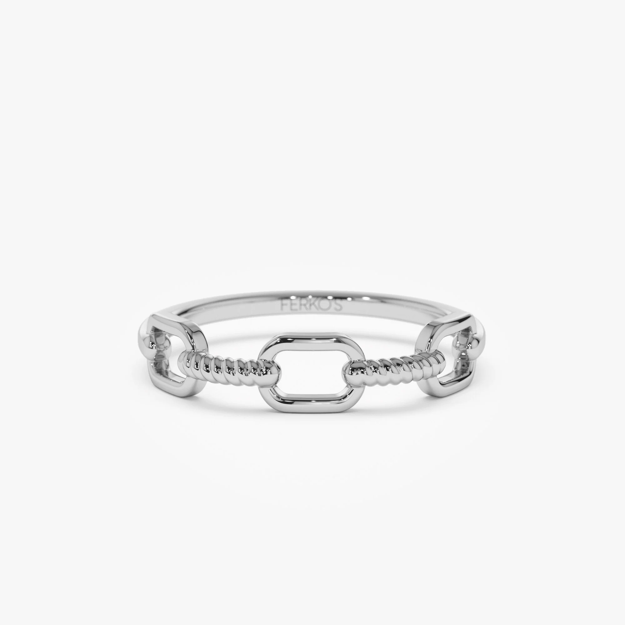 14K Twisted Unique Rope Band - Image 7