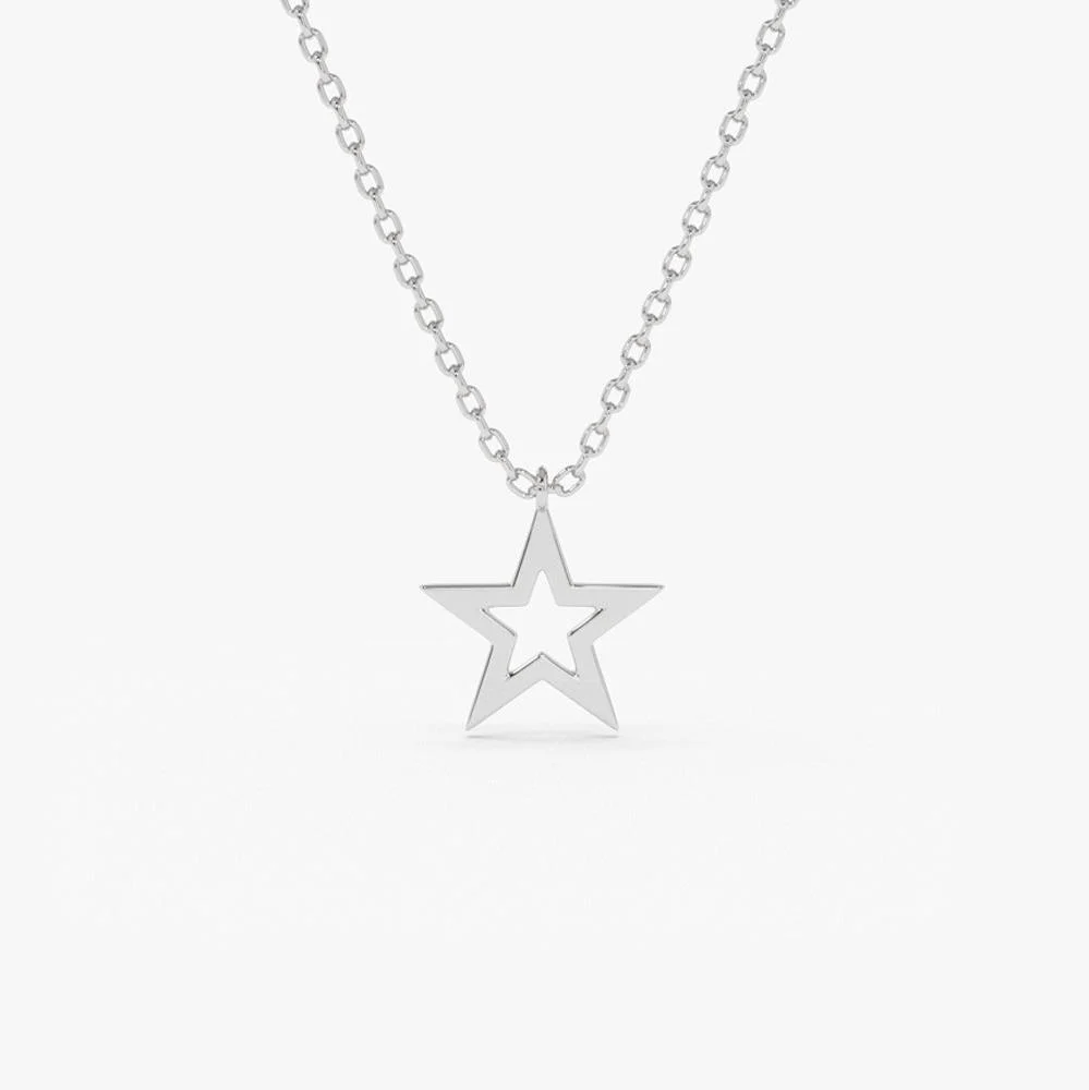 14k Star Necklace - Image 5