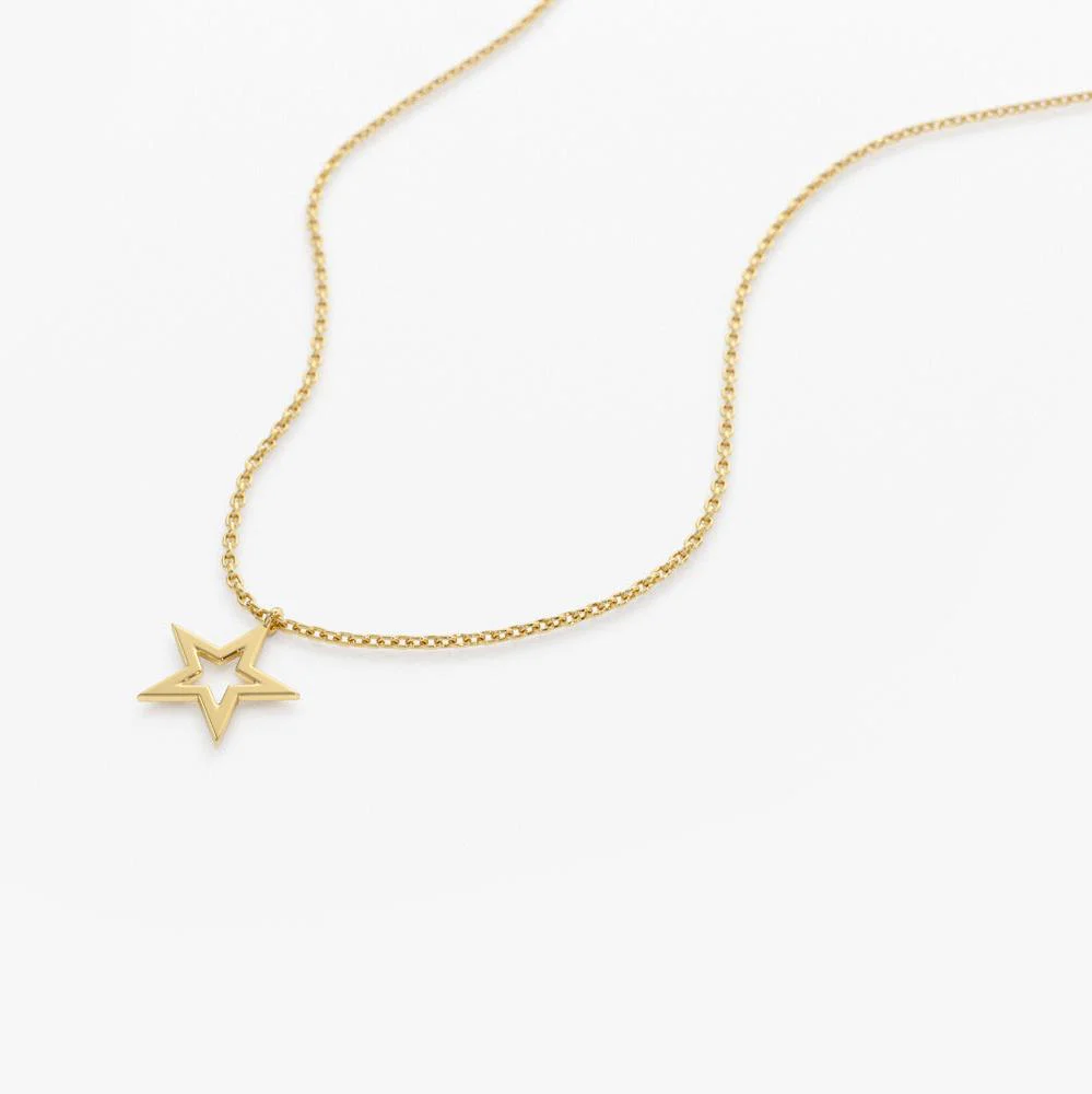 14k Star Necklace - Image 6